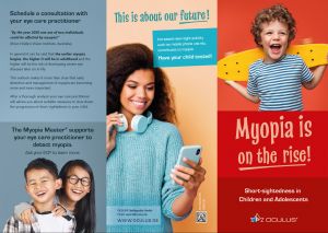 Patient Education Flyer - Myopia is on the rise! Short-sightedness in Children and Adolescents